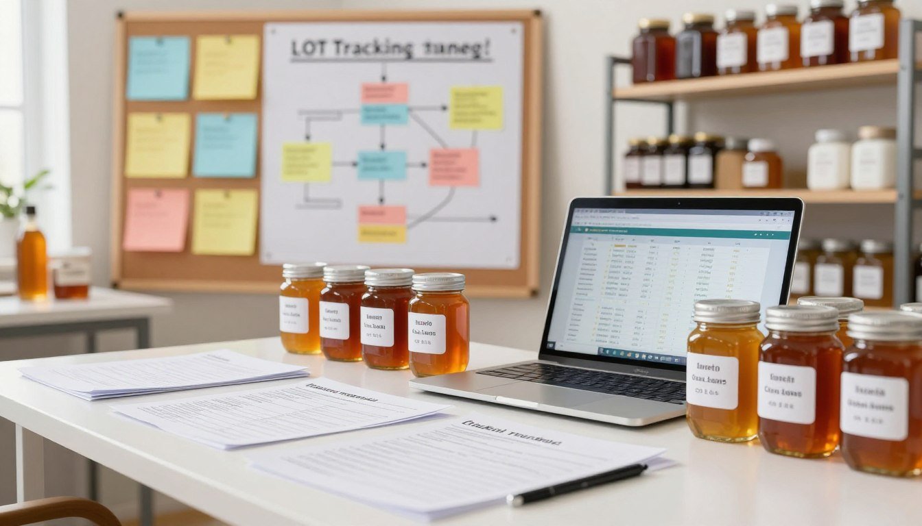 lot tracking for direct-to-consumer honey sales