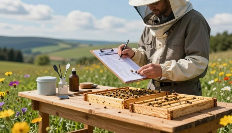 migratory pollination checklist for moving hives