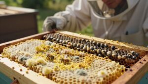 moldy pollen vs diseased brood