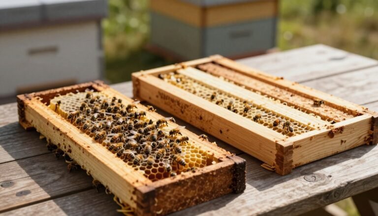 narrow frames vs standard frames for brood