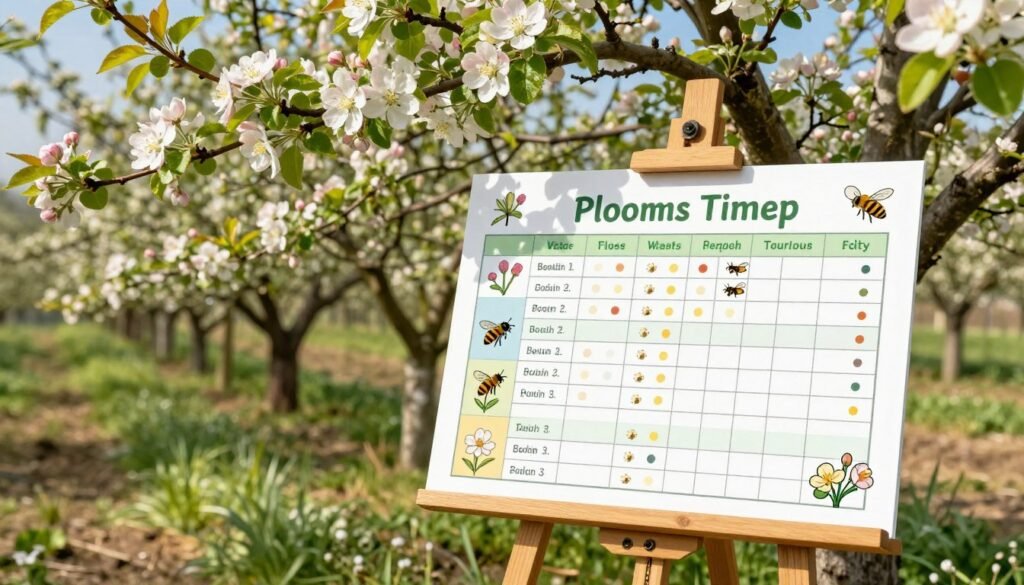 Orchard Pollination Bloom Timing Checklist