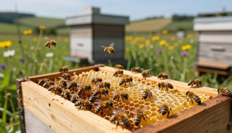 package bees with foundationless frames
