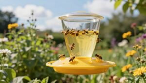 pail feeder hole size and lid setup