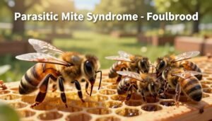 parasitic mite syndrome vs foulbrood