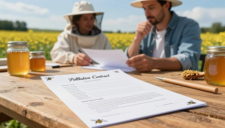 pollination contract template for beekeepers