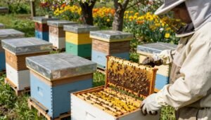 pollination pallet setup for commercial beekeepers