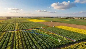 pollination route planning for multi-farm contracts