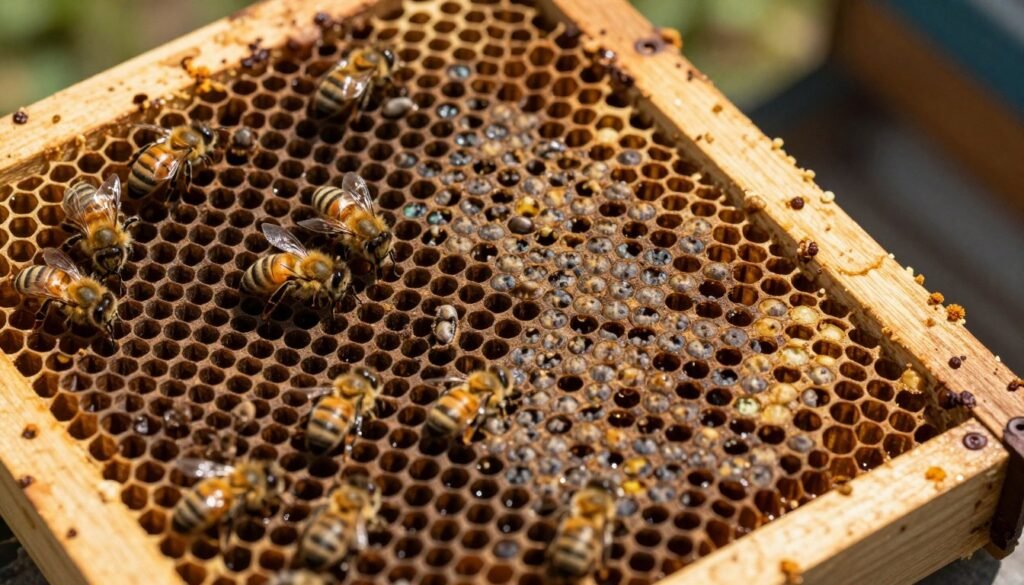 Poor Brood Pattern Identifying Poor Brood Pattern from Bad Queen vs. Disease