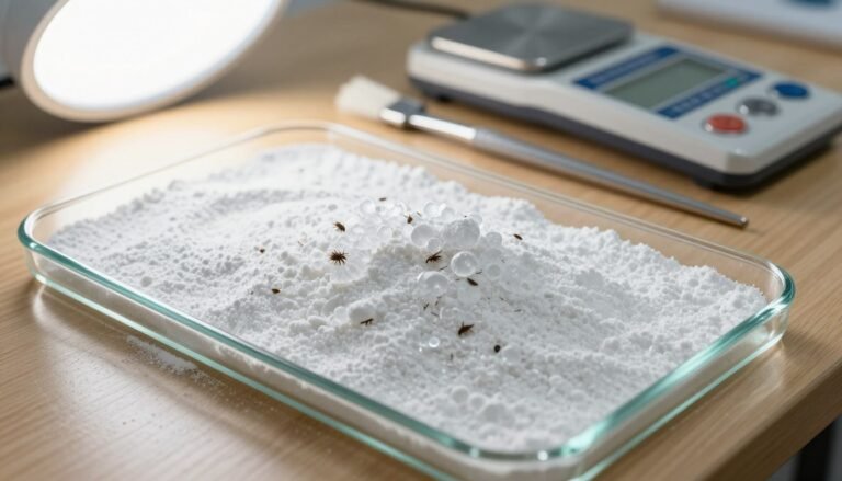 powdered sugar roll accuracy for mites