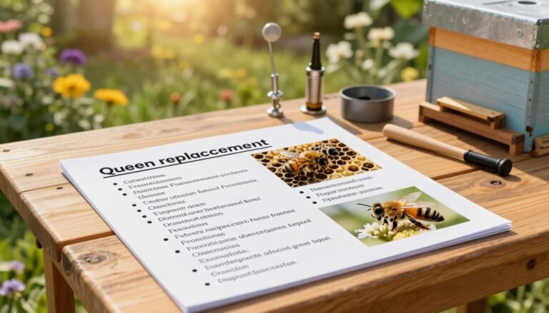 queen replacement checklist for backyard beekeepers
