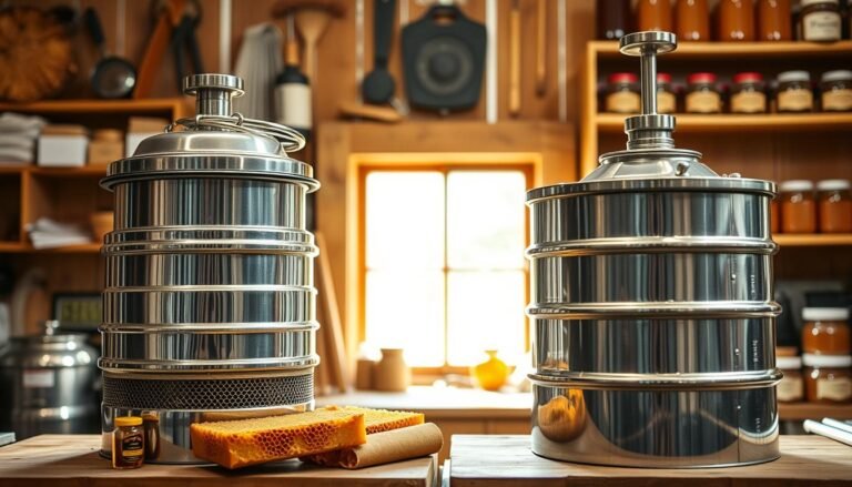 radial vs tangential extractor for hobby beekeepers