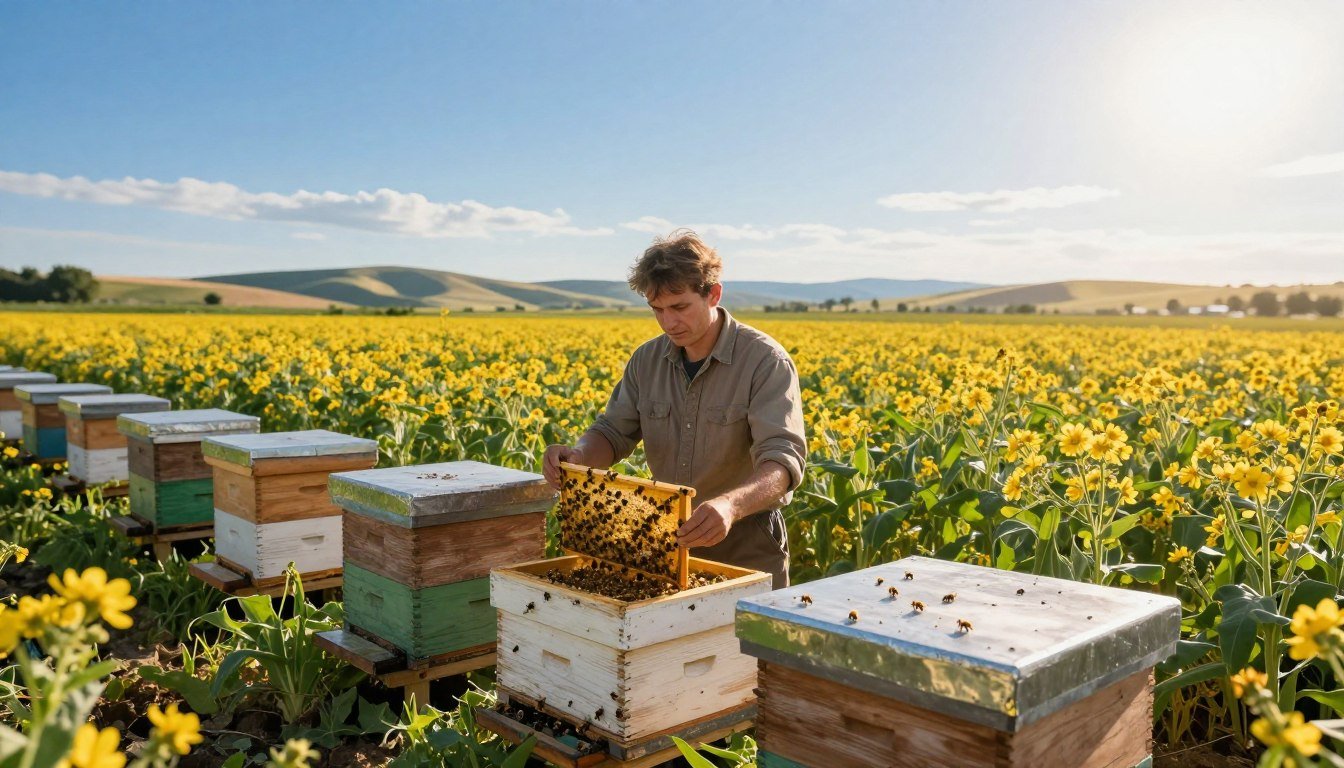 renting hives for seed crop pollination