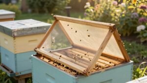 robbing screen for beehives