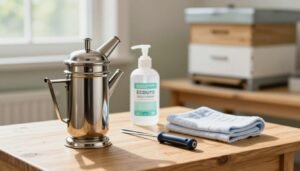 sanitizing smoker tools and hive tools