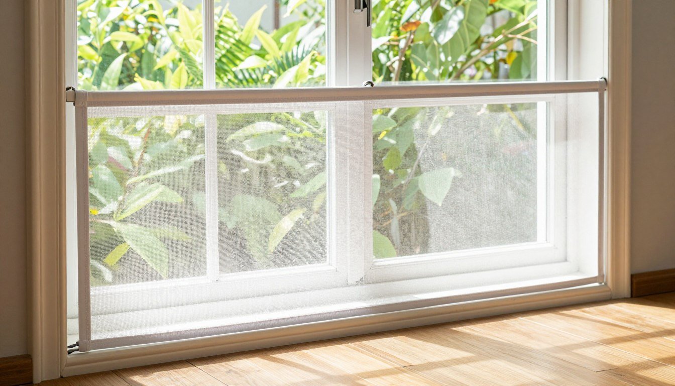 screened inner cover for summer ventilation