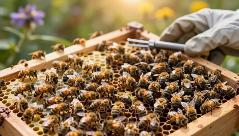 separate tools for sick and healthy colonies