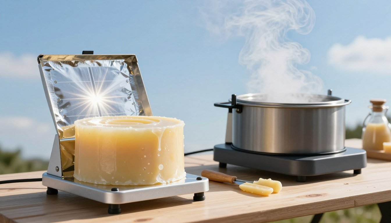 solar wax melter vs steam wax melter