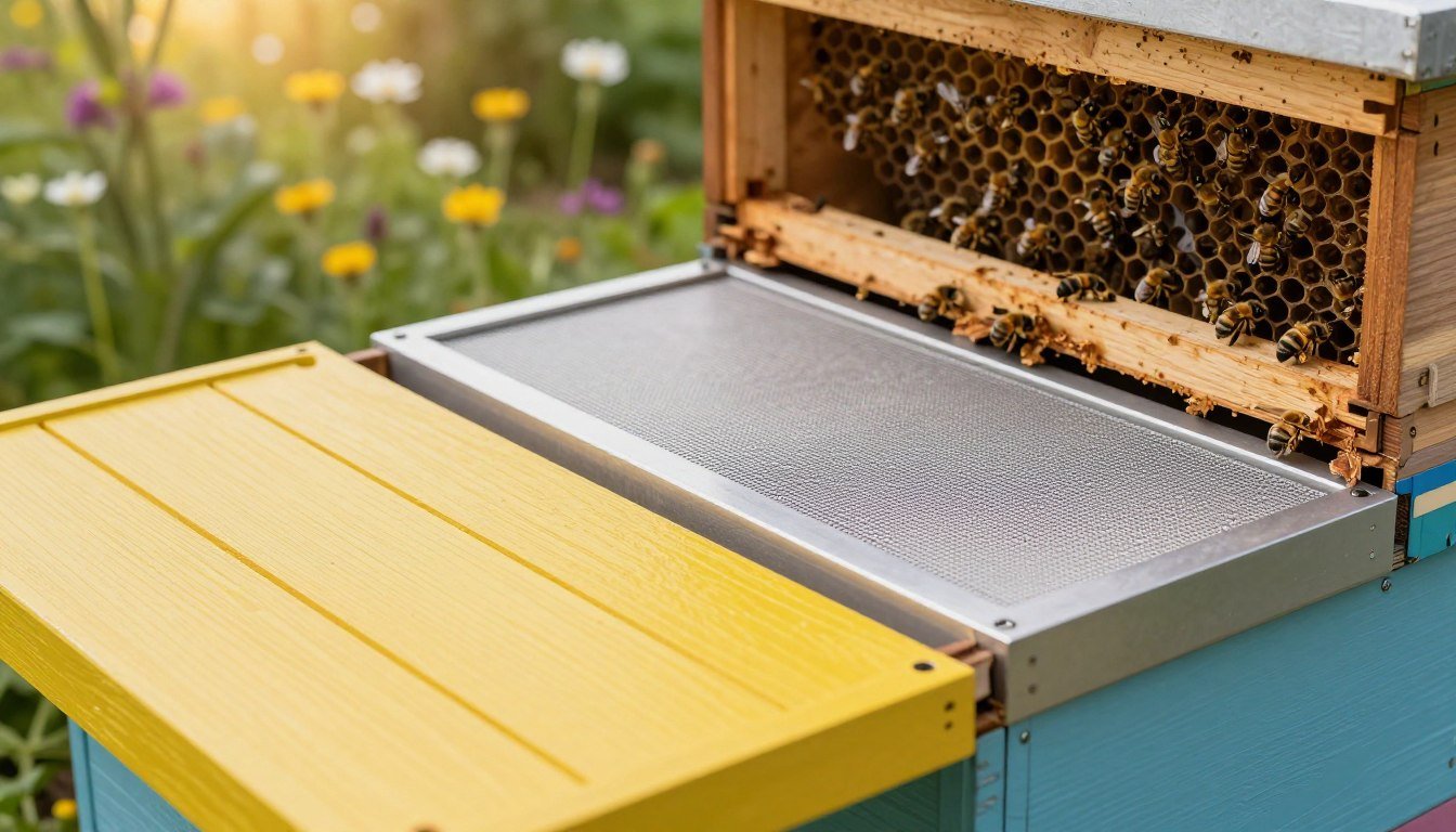 solid bottom board vs screened bottom board
