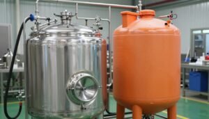 stainless steel vs plastic bottling tanks