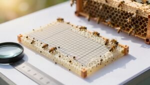 sticky board varroa count chart