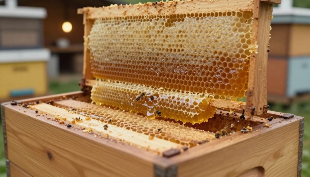 Storing Supers with Drawn Comb Between Flows