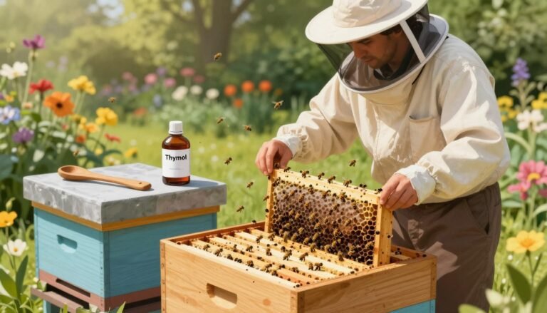 thymol treatment timing for varroa