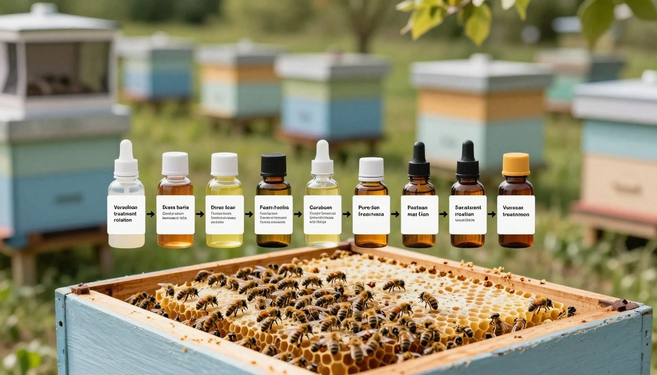 varroa treatment rotation strategy