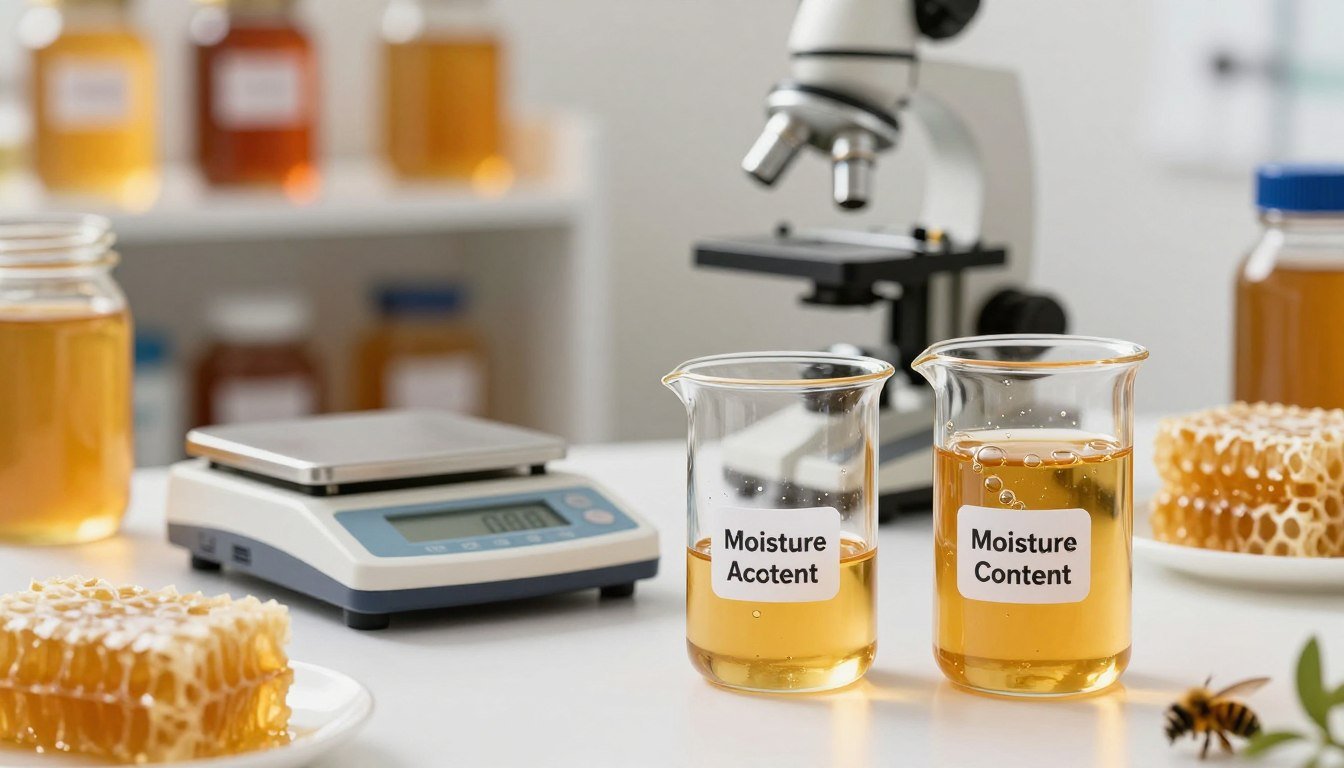 water activity in honey vs moisture content
