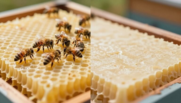 waxed plastic foundation vs unwaxed plastic foundation