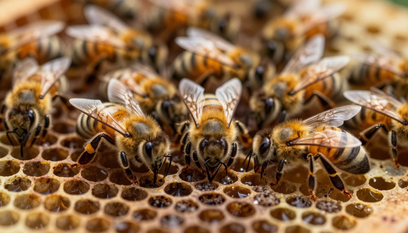 what causes a queen to become drone laying