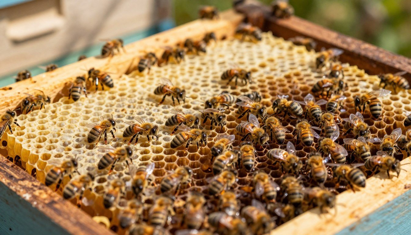 why brood looks patchy after a queen change