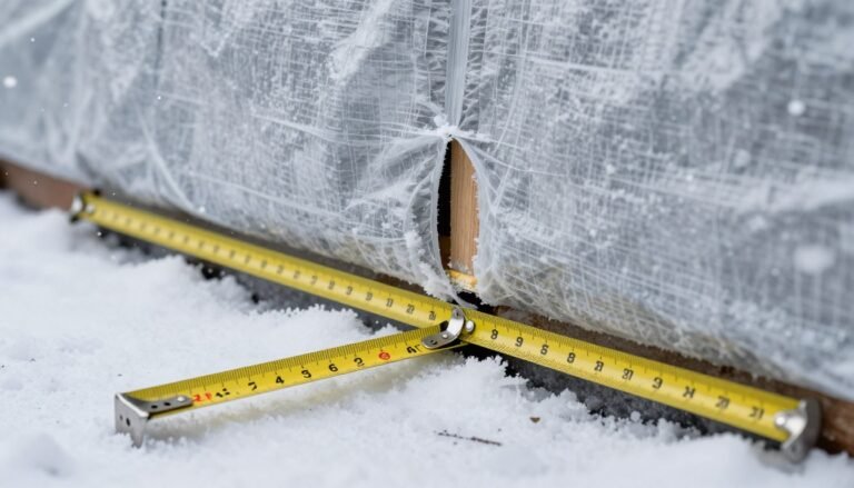 winter wrap ventilation gap size