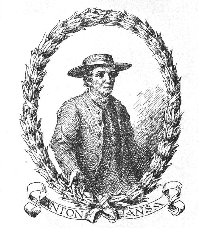 Portrait of Anton Jansa, the 18th-century Slovenian beekeeping pioneer honored by World Bee Day