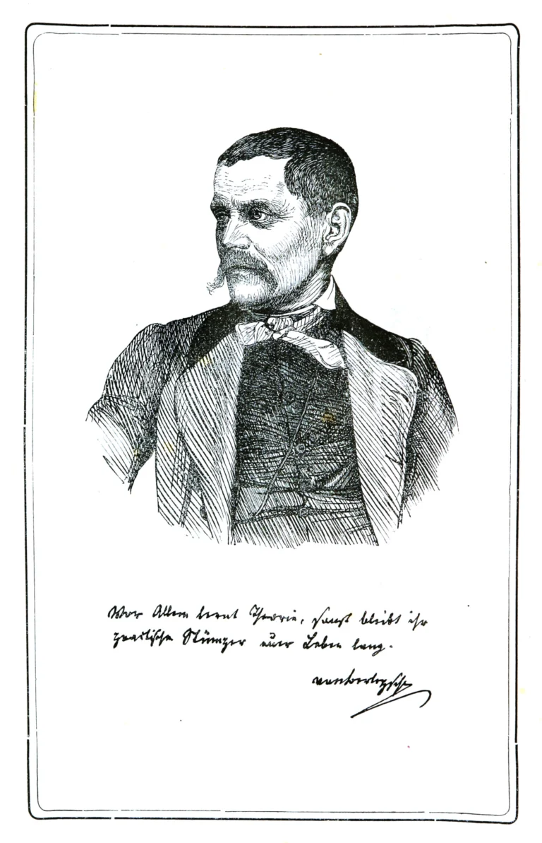 Portrait of August von Berlepsch, co-inventor of the movable frame hive