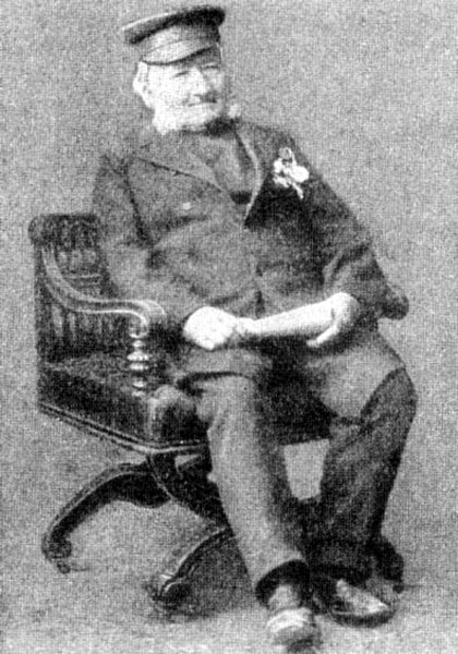 Portrait photograph of Johann Dzierzon, who discovered parthenogenesis in honey bees