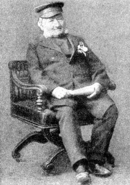 Portrait photograph of Johann Dzierzon, who discovered parthenogenesis in honey bees