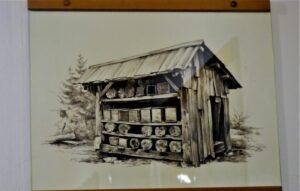 Historic building of the Museum of Apiculture in Radovljica, Slovenia, housed in Radovljica Manor since 1959