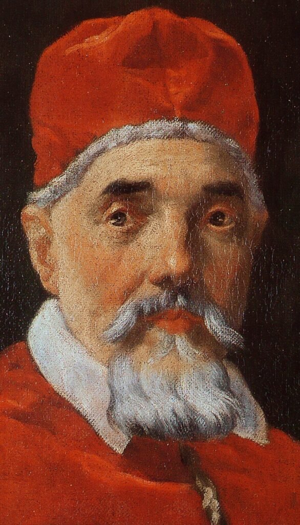 Portrait of Pope Urban VIII, born Maffeo Barberini, painted by Gian Lorenzo Bernini around 1631