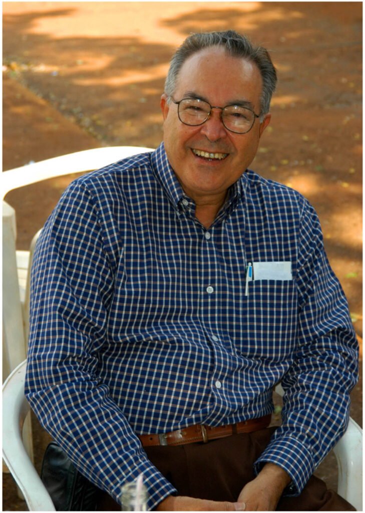 Portrait photo of Brazilian geneticist Warwick Kerr, who led the 1956 African honey bee breeding program